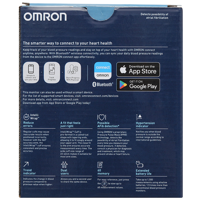 Máy đo huyết áp bắp tay Iq Bt Omron HEM-7194T1-FL - 11